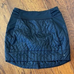 Black Quilted Women's Skirt